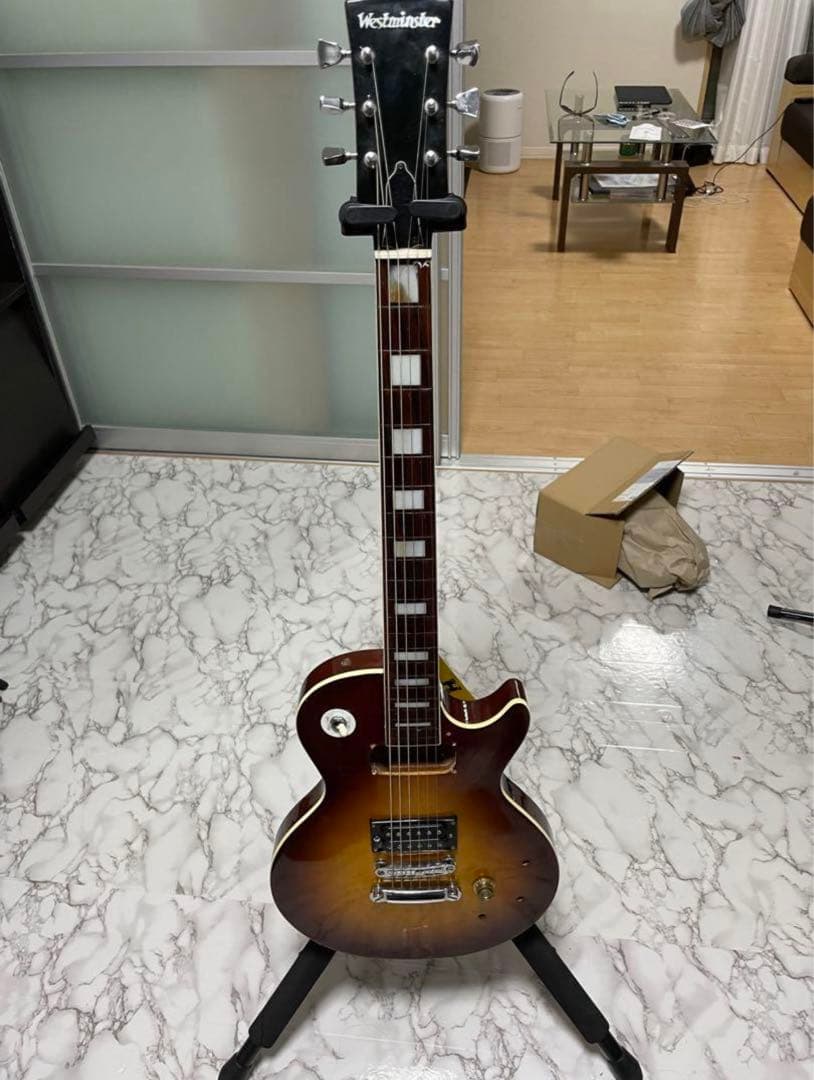 フレットレスギター Westminster レスポールタイプ