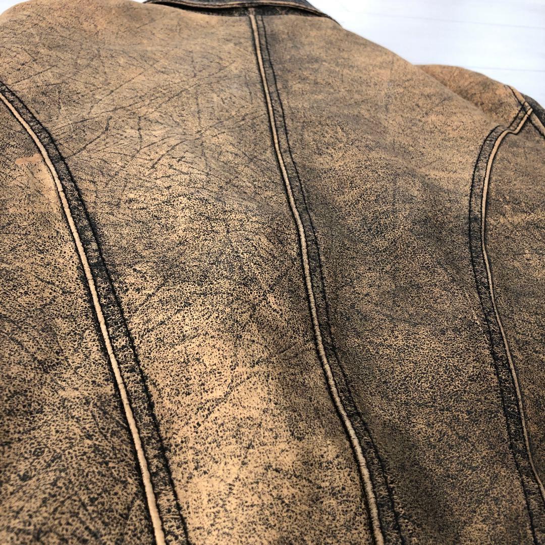 archive アンティークレザー シングルライダース グランジ ヴィンテージ