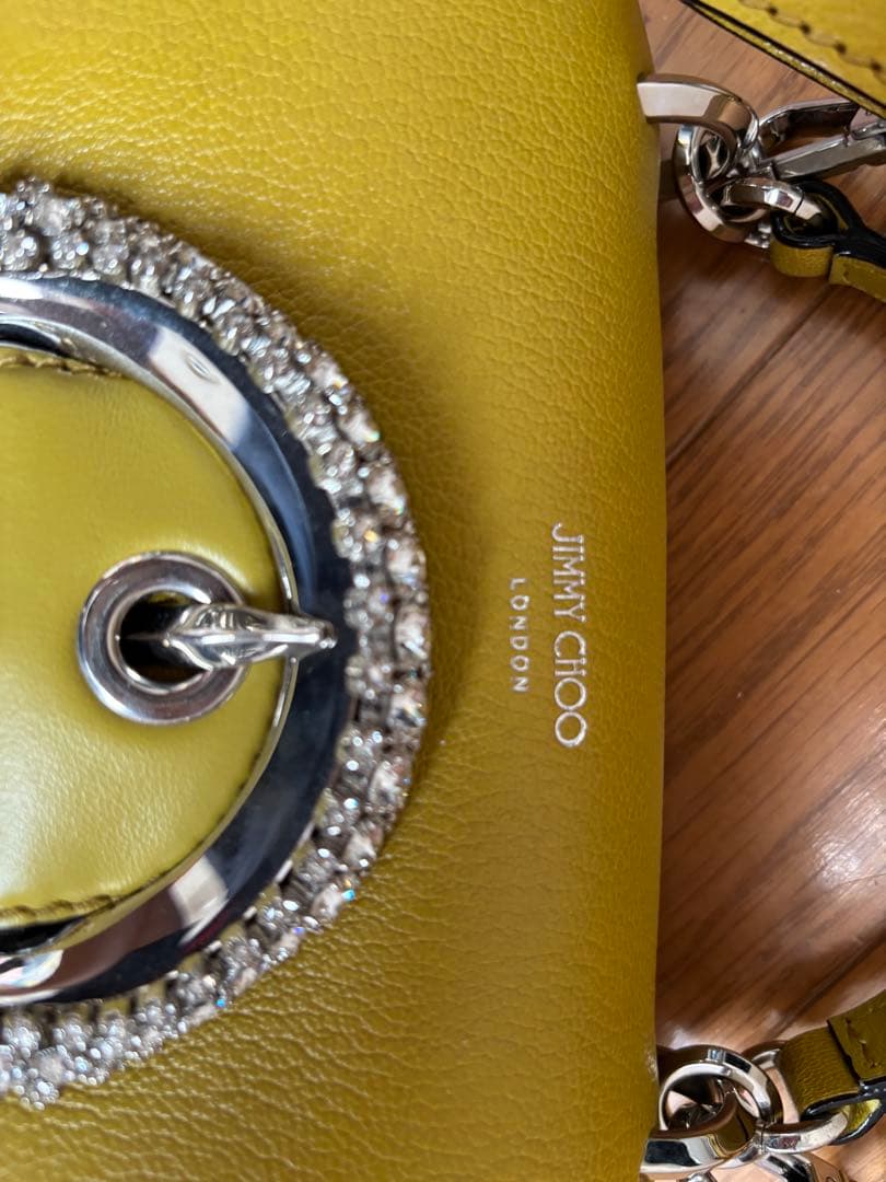 JIMMY CHOO イエローショルダーバッグ