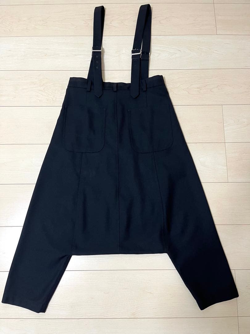 コムデギャルソンコムデギャルソン　吊りサルエルパンツ　ネイビー