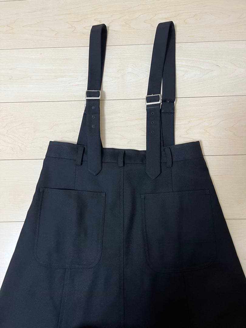 コムデギャルソンコムデギャルソン　吊りサルエルパンツ　ネイビー