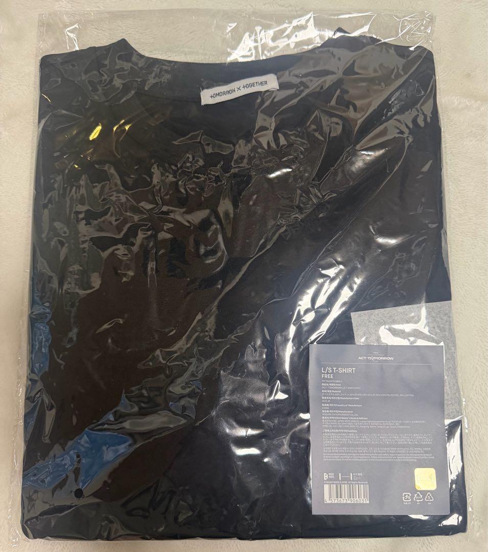 TXT ACT TOMORROW JAPAN ロングスリーブシャツ黒フリーサイズ