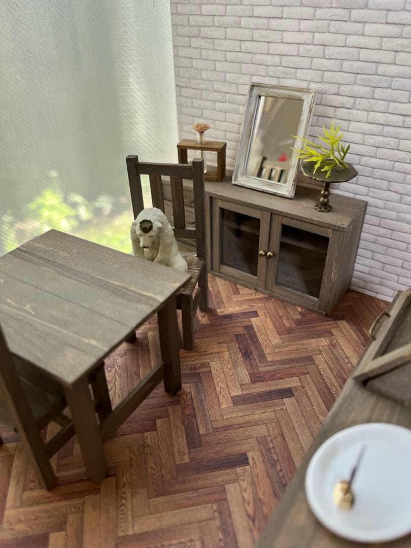 ✳︎no.397 ドールハウス用木製家具セット✳︎ シルバニア　ミニチュア