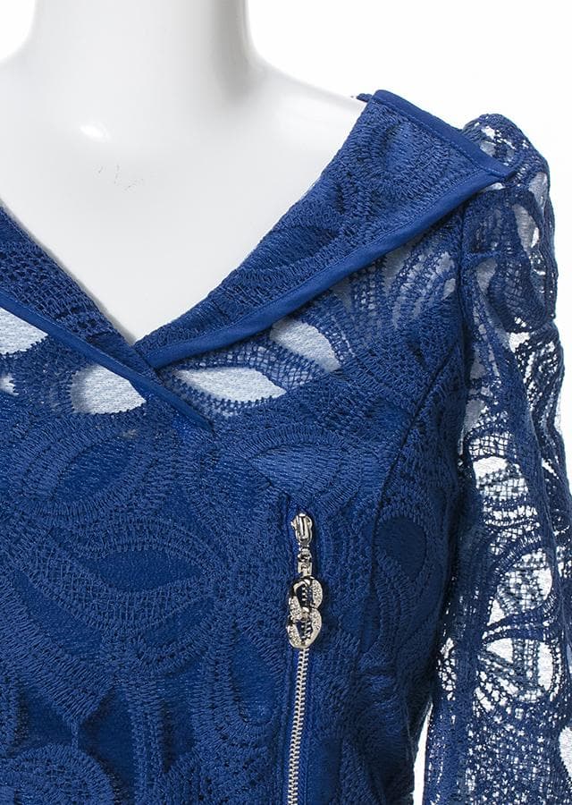 襟付ジッパーミディアムワンピース　M 2409154　sobre ソブレ ドレス