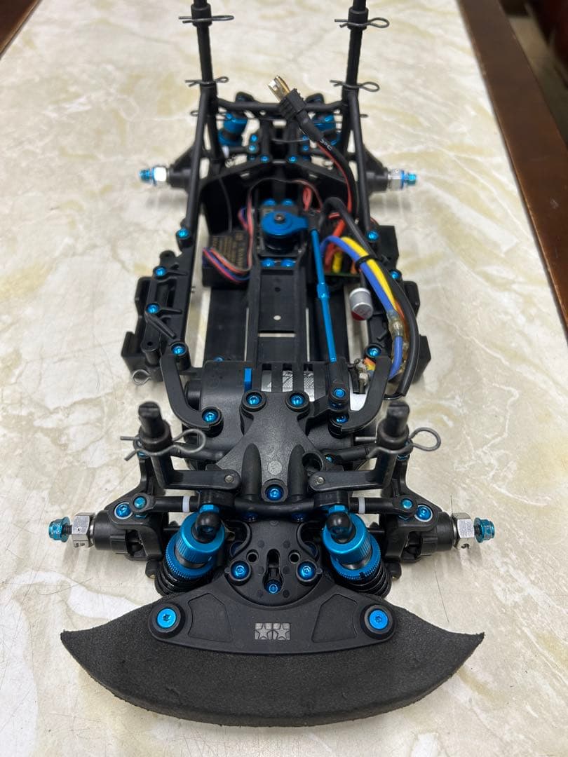 タミヤ　M-07シャーシ　メカ、モーター付き