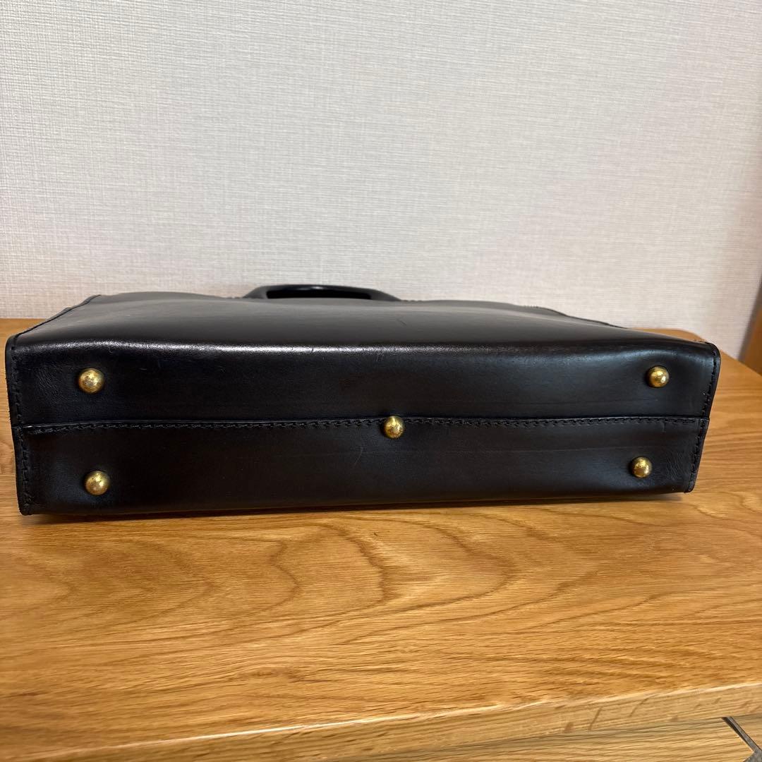 【HERZ】あおりポケット　二本手　ビジネスバッグ　S（BW-104）