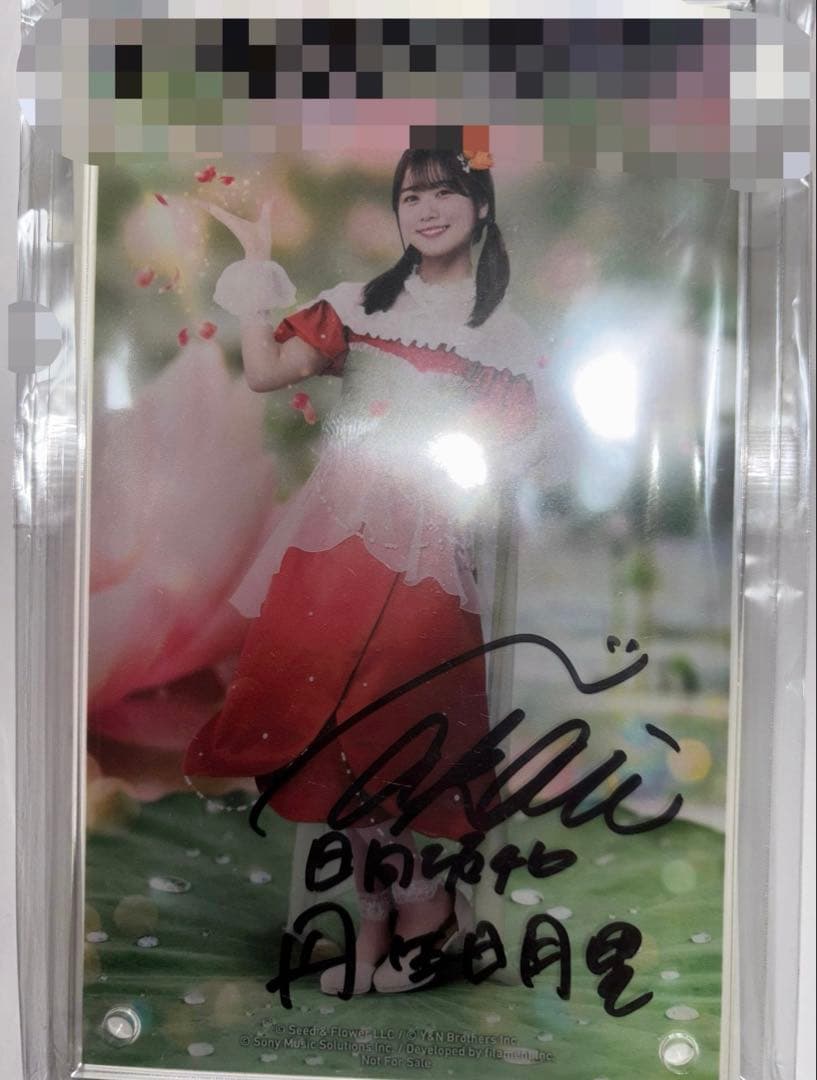 ぴ*つ様 【1/4まで値下げ❗️】丹生明里　直筆サイン　考案衣装　日向坂46