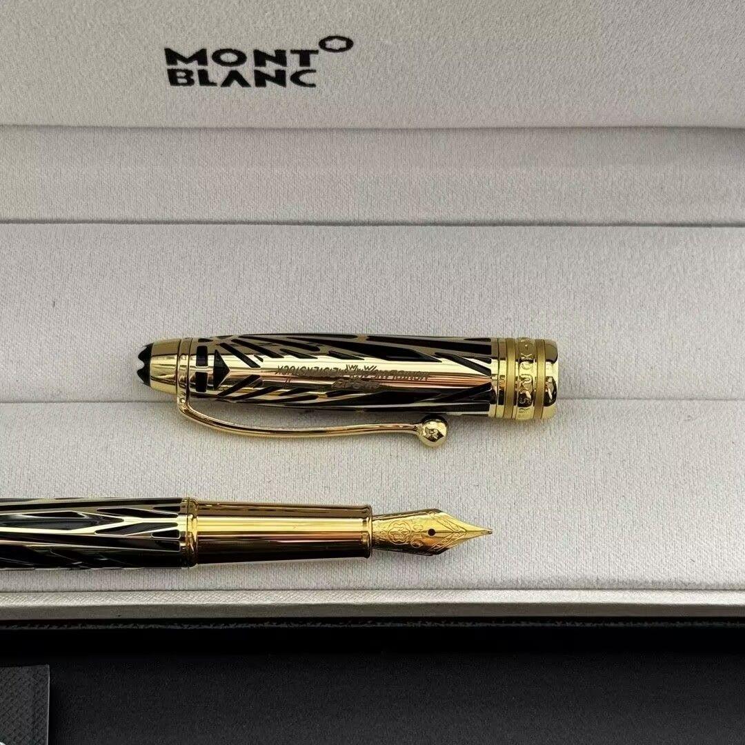 MONTBLANC 万年筆 黒と金