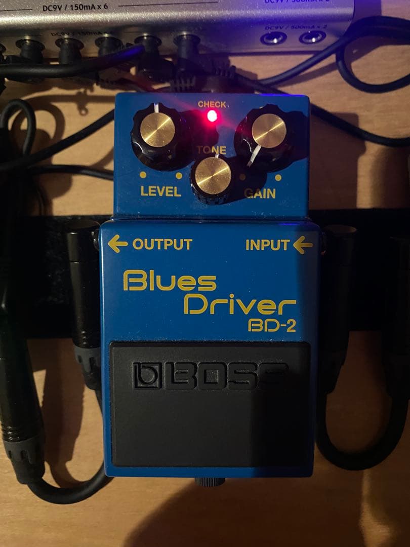 BOSS Blues D BD-2 裏面マジックテープ