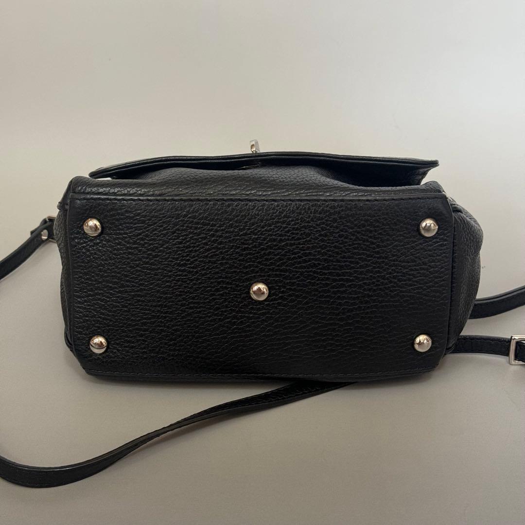 ZANELLATO】ザネラート　ポスティーナ　ベイビー　バッグ　ブラック