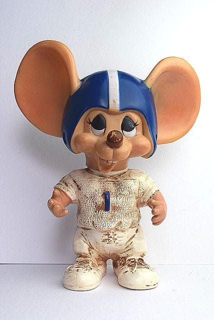 1970’s トッポジージョ ビンテージ 貯金箱 フットボール アメフト ソフビ