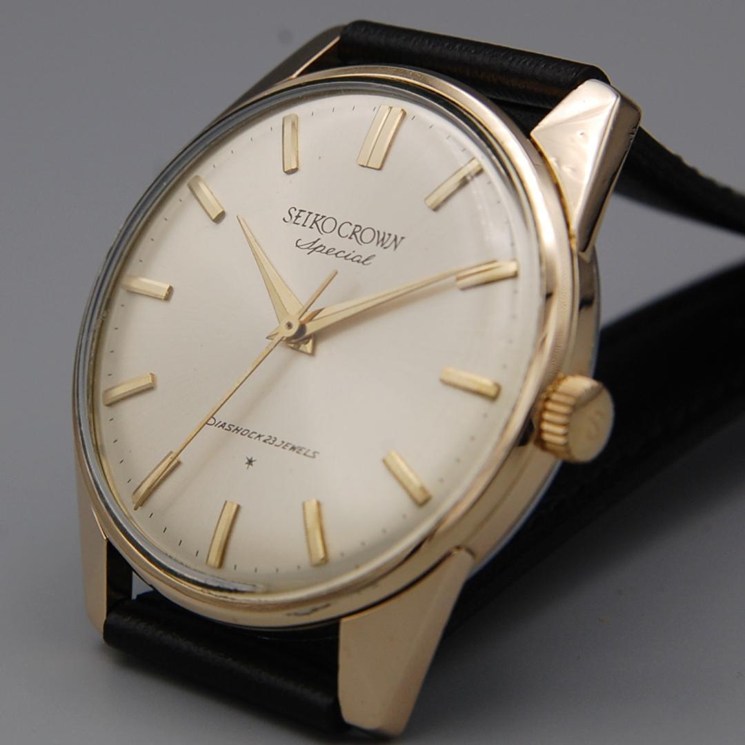 【OH済み】セイコー クラウンスペシャル 手巻き時計 アンティーク【美品】