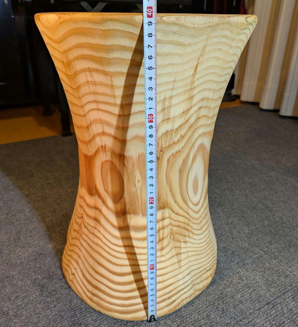 モミ　天然木　丸太　椅子　スツール　高さ約40㎝