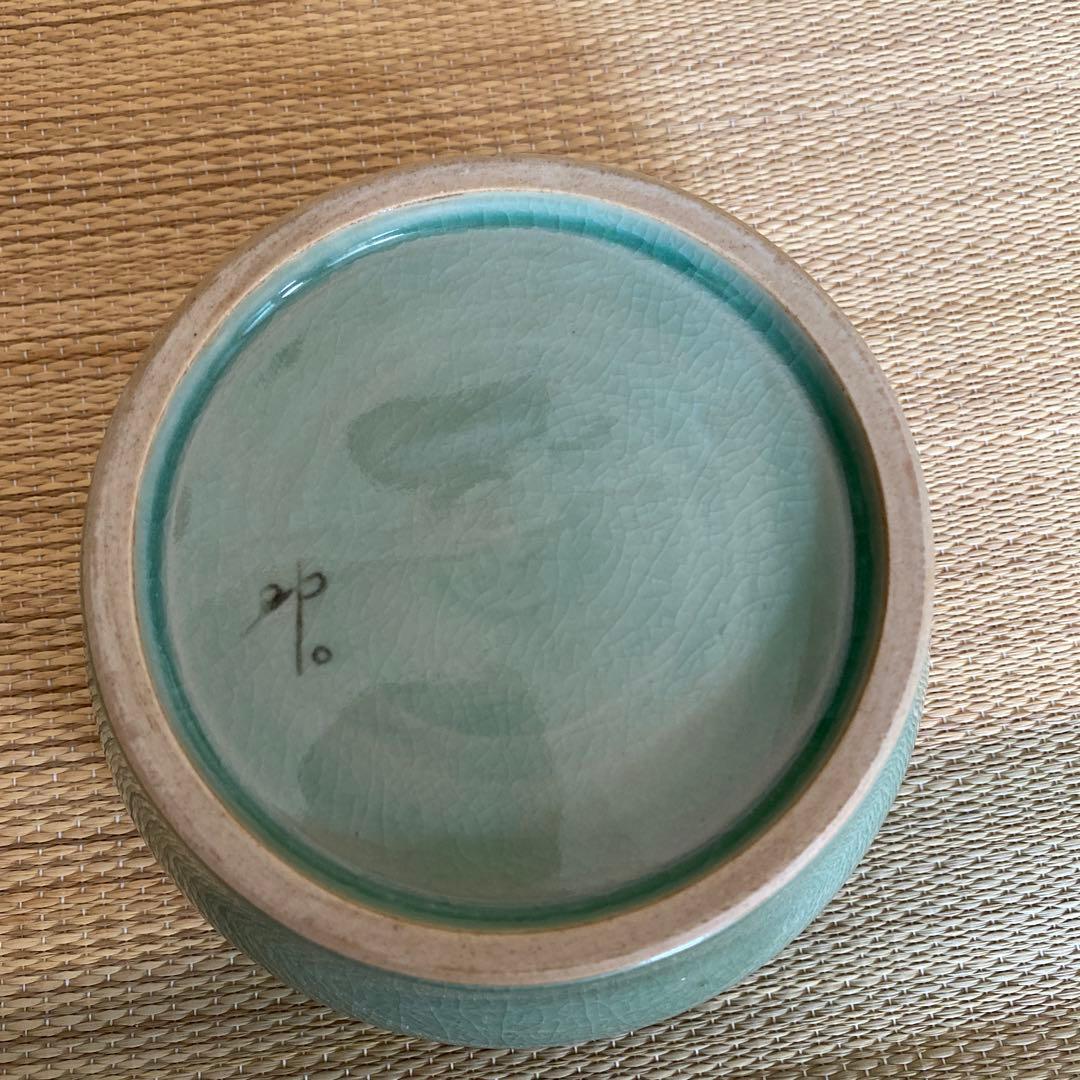 ★韓国人間国宝 申相浩 作★ 高麗青磁