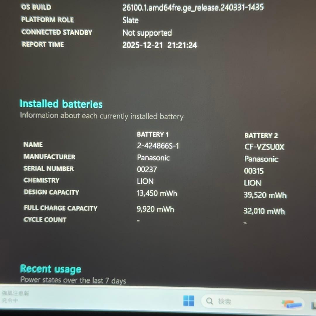 Panasonic レッツノート CF-XZ6 LTEモデル 2in1 PC