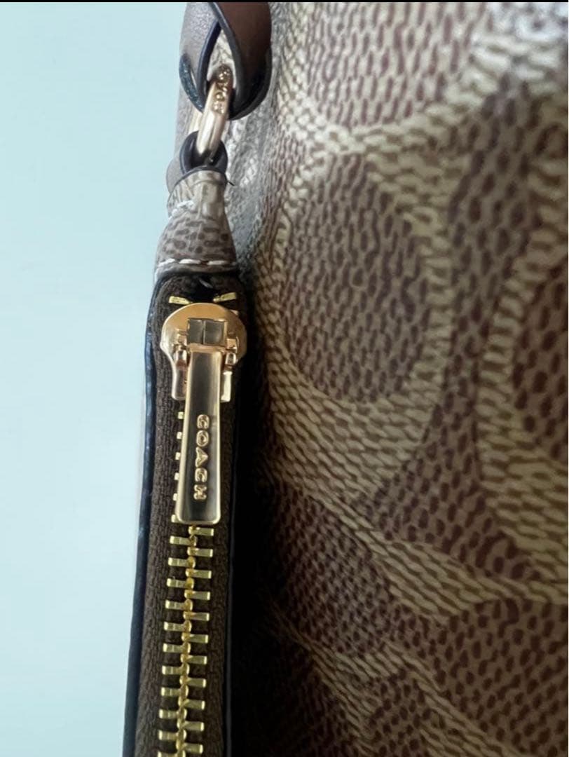 【COACH】 ローアン バケット バッグ・シグネチャー キャンバス