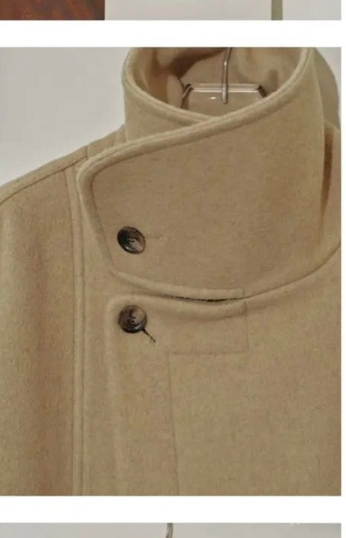 ジャケット・アウター Standcollar Wool Coat