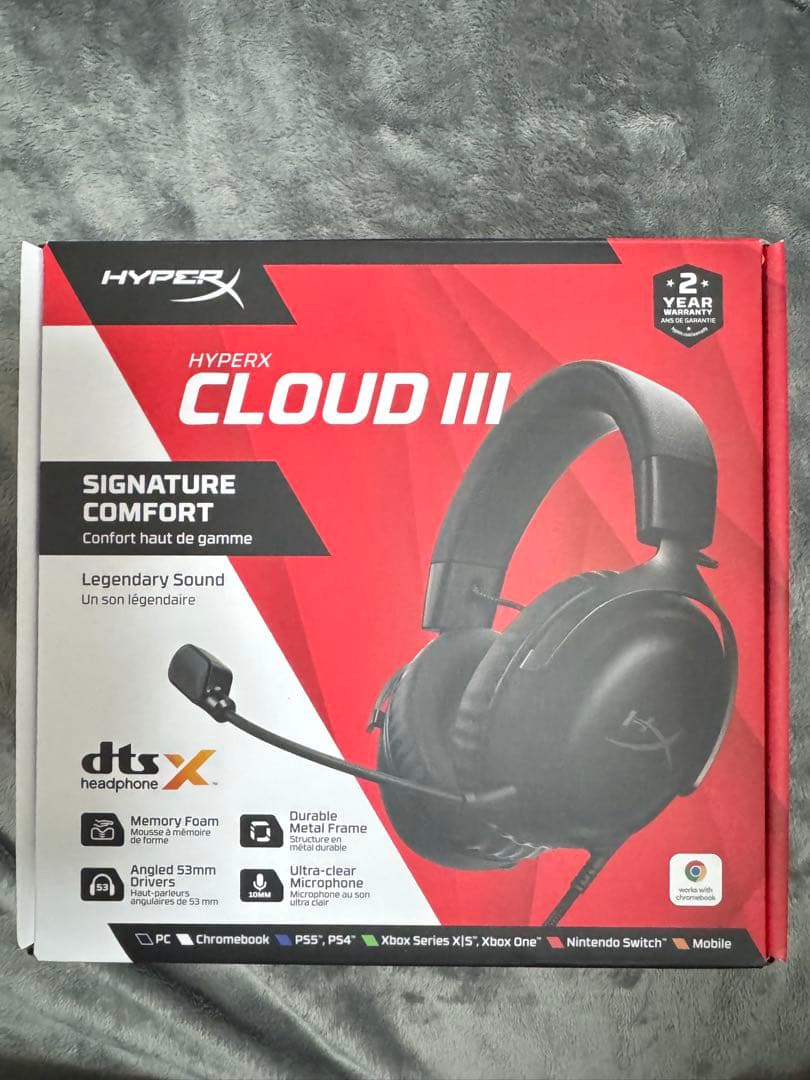 HyperX Cloud III ゲーミングヘッドセット