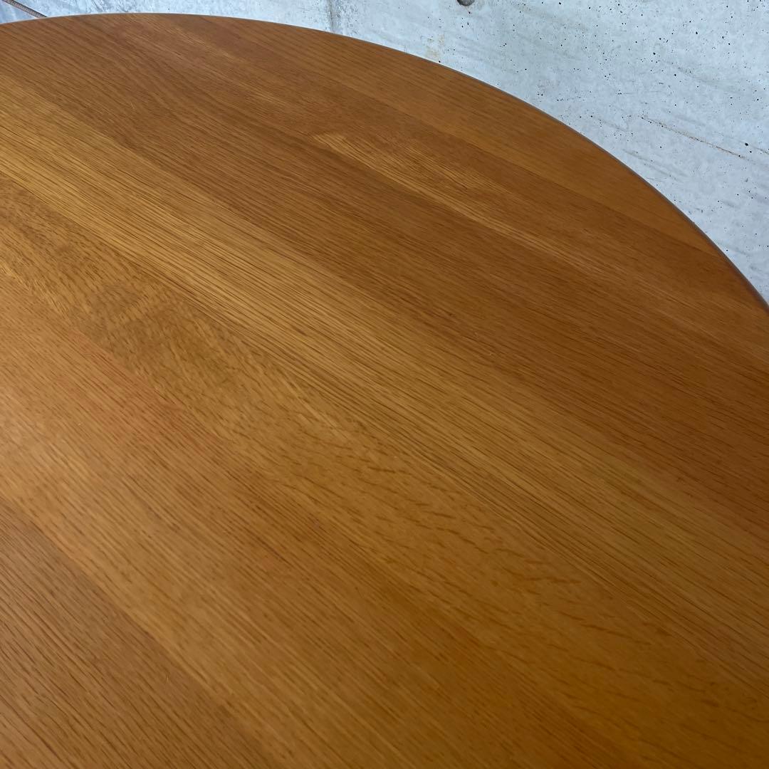 飛騨産業 キツツキ 侭 オーク材 北欧スタイル　ナチュラル円形ダイニングテーブル