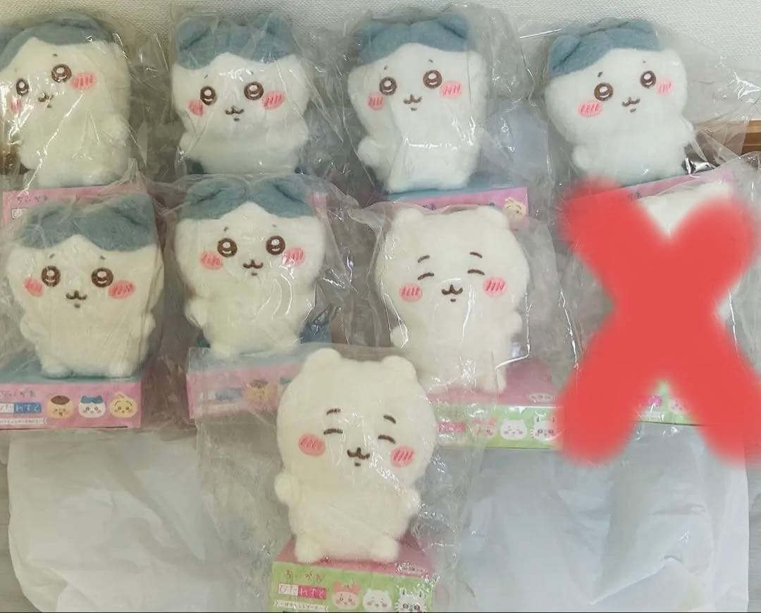 【即日発送】ちいかわ ぴたれすと ぽてもふシリーズ ハチワレ ちいかわ 8個