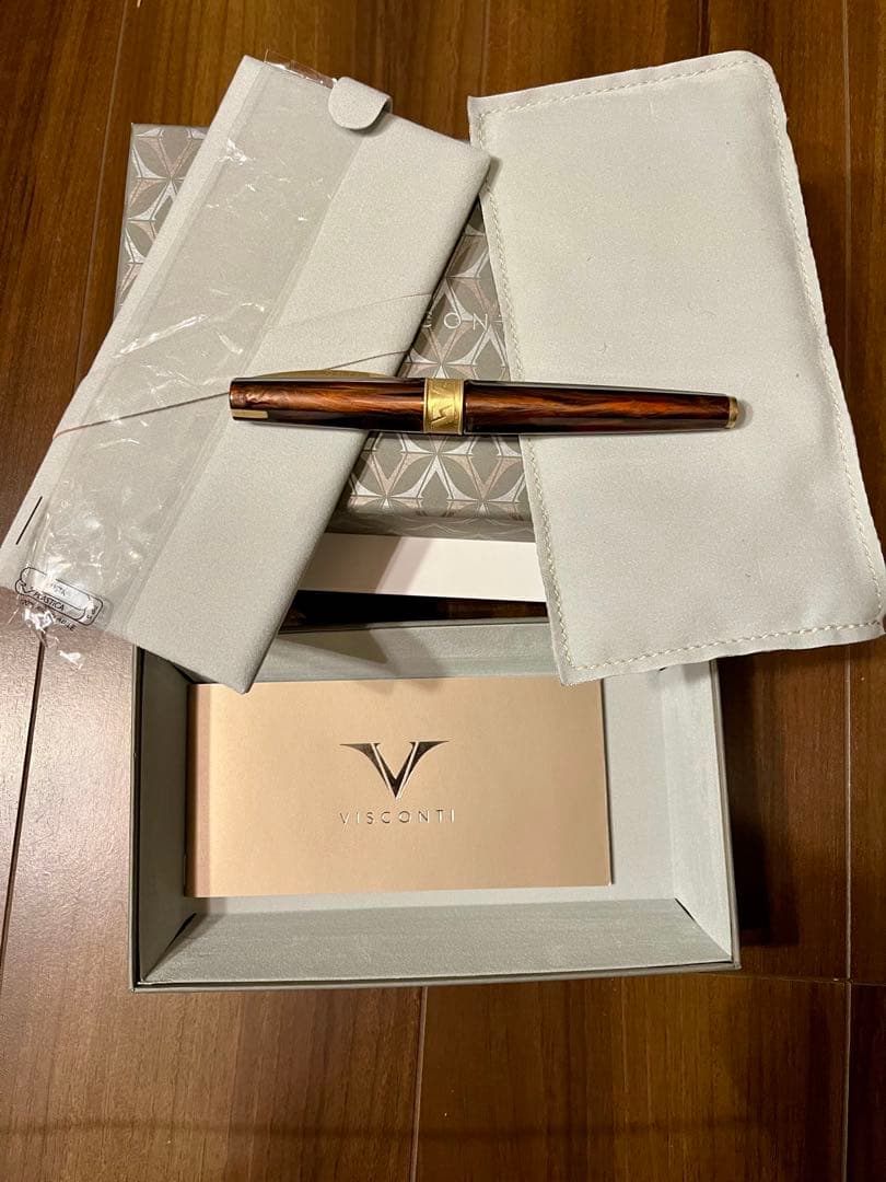 極美品 ビスコンティ 万年筆 ミラージュ ミュトス アポロ 07-08-FP F