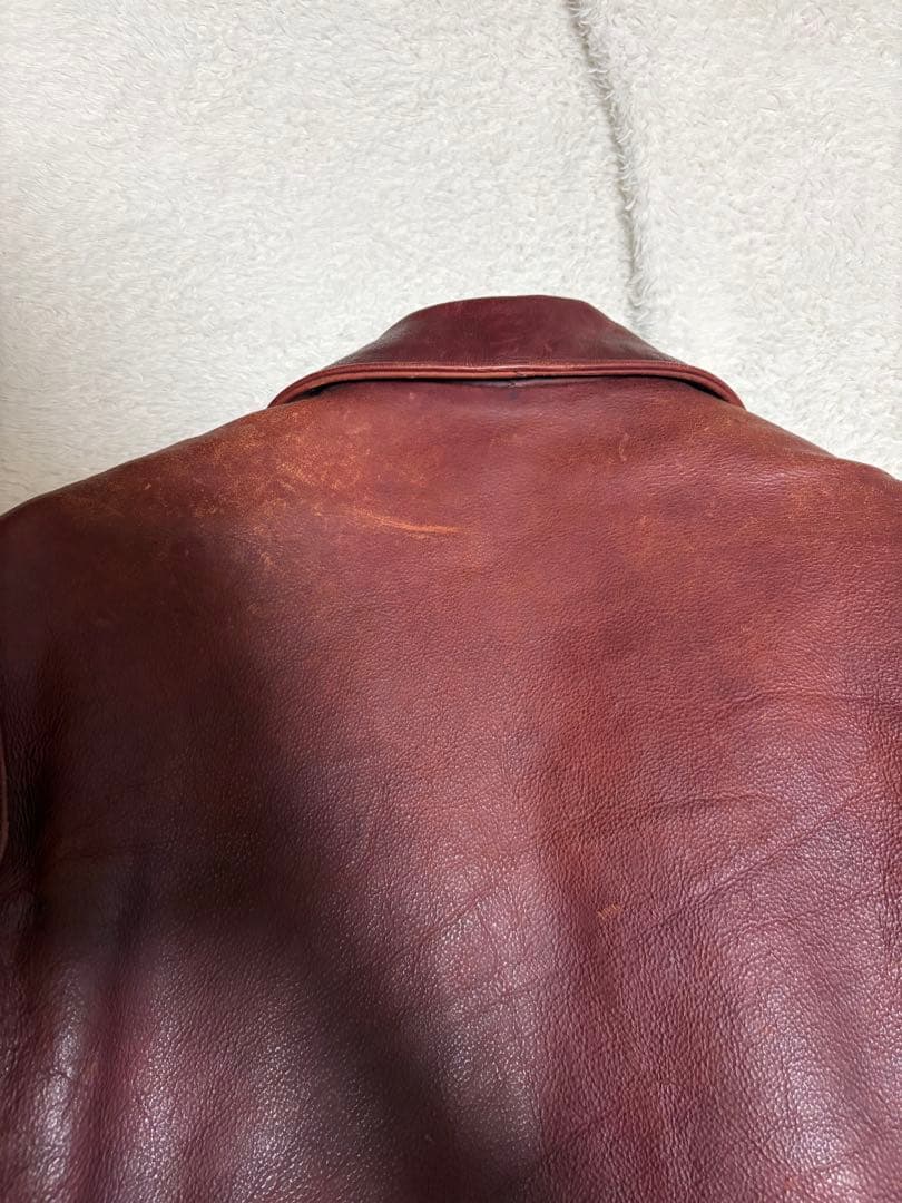 希少カラー　schott 642 レザージャケット　牛革　カウレザー　38サイズ