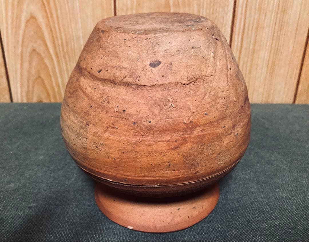 古備前 江戸中期頃 雀口 小壺 (検索 酒器 徳利