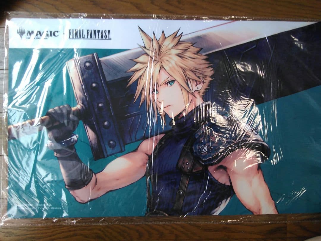 ファイナルファンタジーコラボ　mtg　クラウド　プレイマット