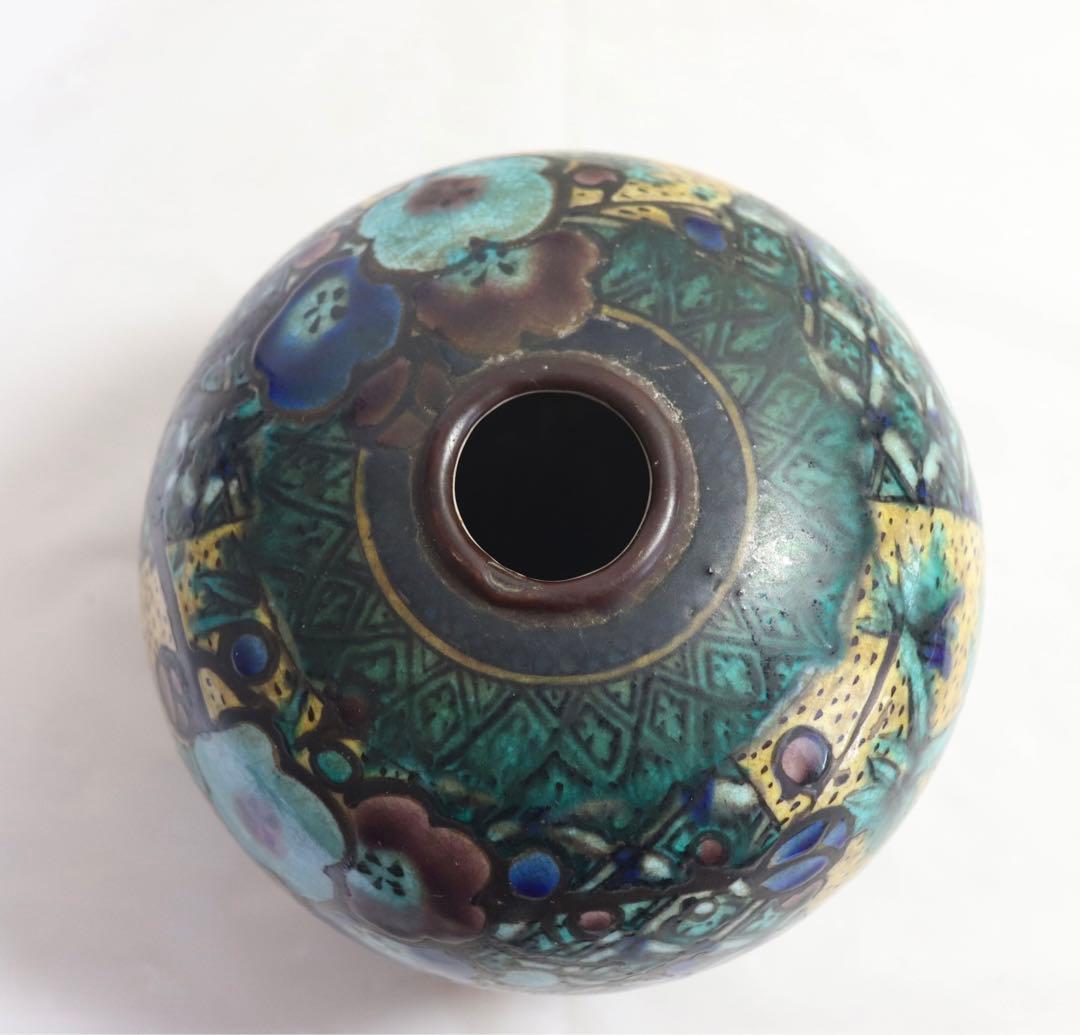 時代　九谷小壺　吉田屋　送料込み0227