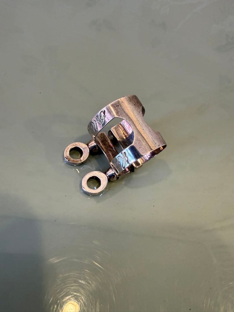 bullseye ブルズアイ ソプラノサックスラバー用 厚がけシルバーPリガチャ