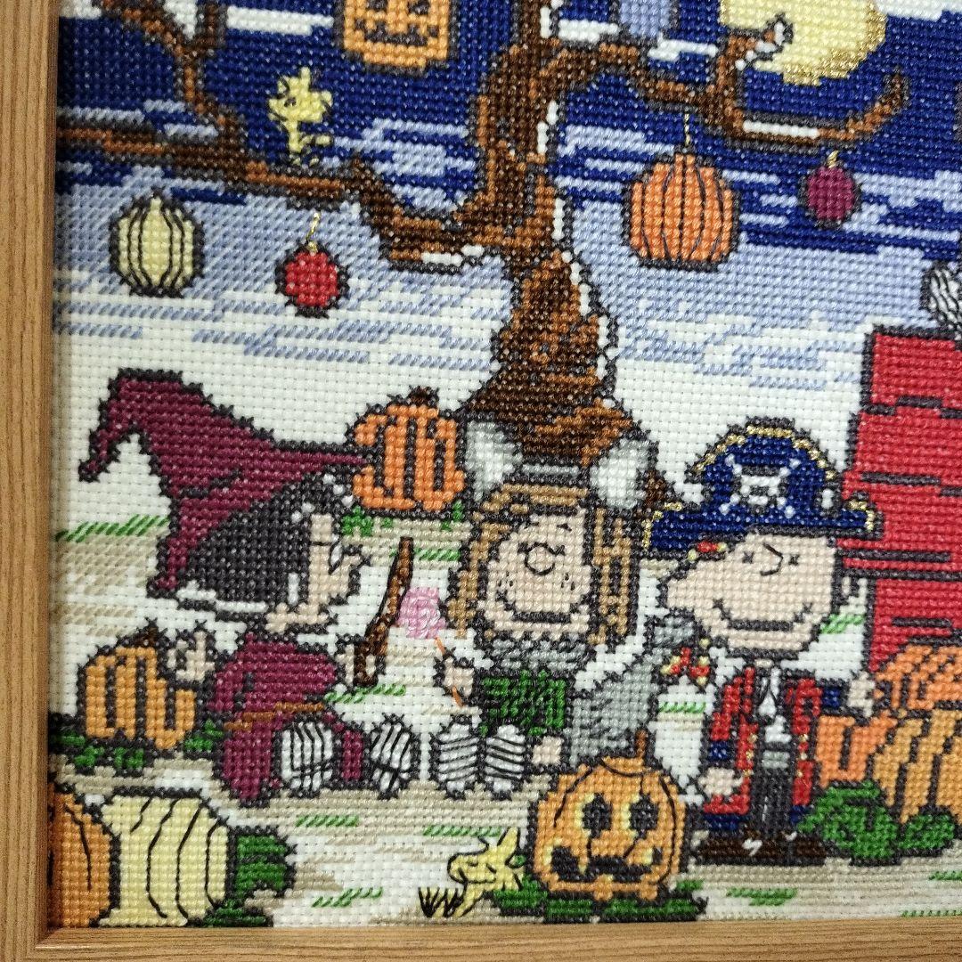 t様 フレーム付き価格 ホビーラホビーレ完成品 スヌーピーのハロウィンパーティ