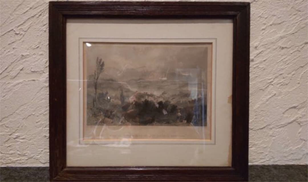 アンティーク　版画　アメリカ