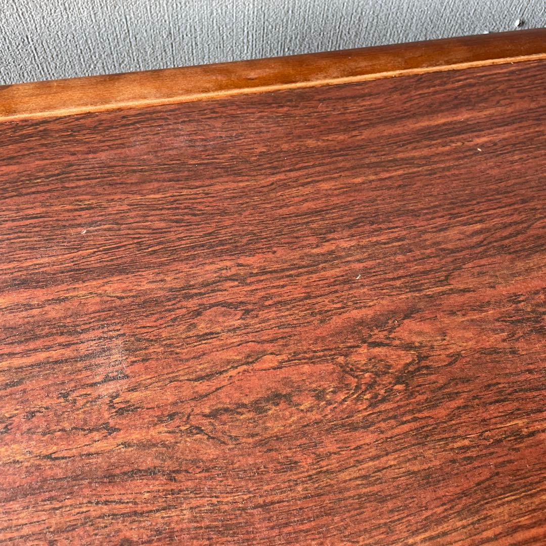 飛騨産業　キツツキ　赤ロゴ　ダイニングテーブル　昭和レトロ