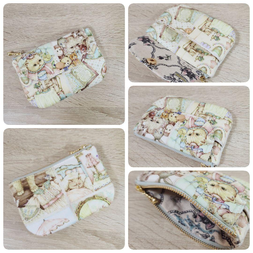 《専用》ハンドメイド 12cm 親子がま口財布 22fabric