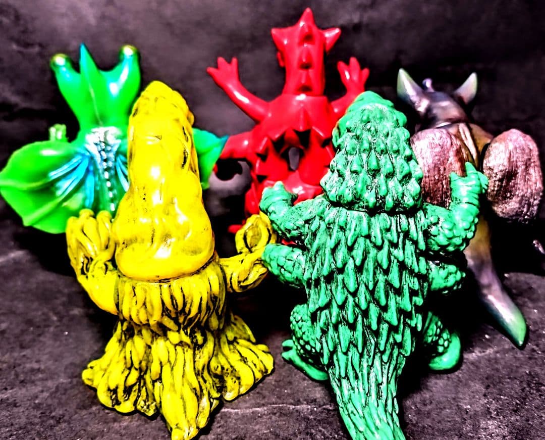 シカルナ工房　ザゴラ、チヲス、バグン、バグン、マイティ、ミニソフビ。