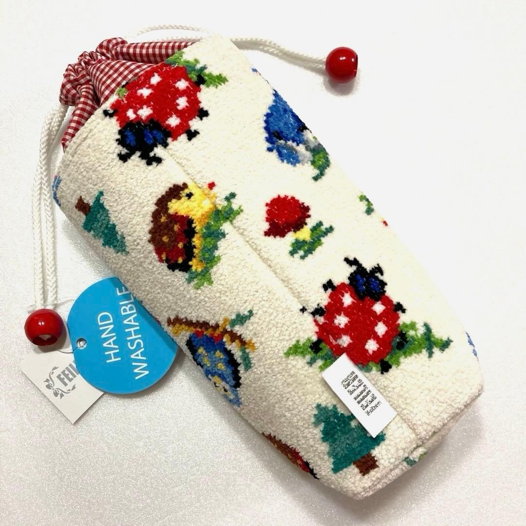 フェイラーハイジフレンズフォレストの タグ付ボトルポーチと 新品未使用のハンカチ