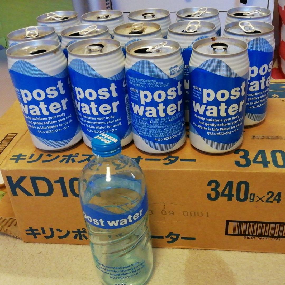キリン ポストウォーター ツイストボトル＆缶１４本＆缶ケース