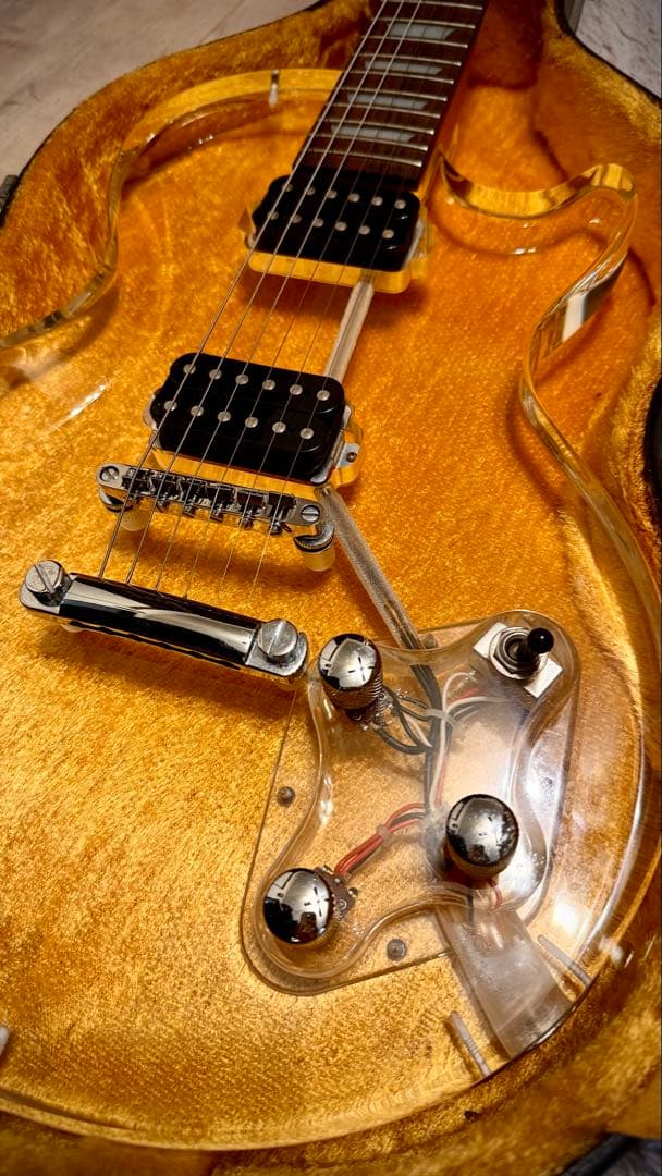 【レア・透明】アクリルレスポール