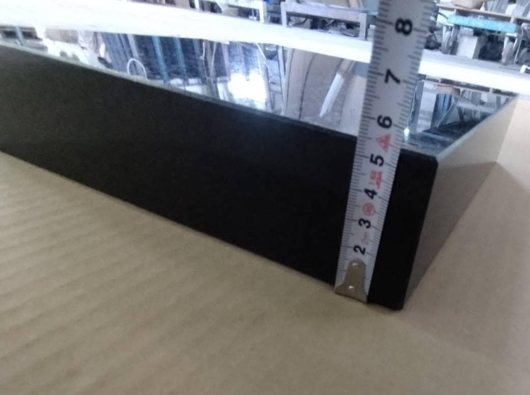 高級 天然黒御影石 特厚オーディオボード●250×250×54●5面磨き●大特価