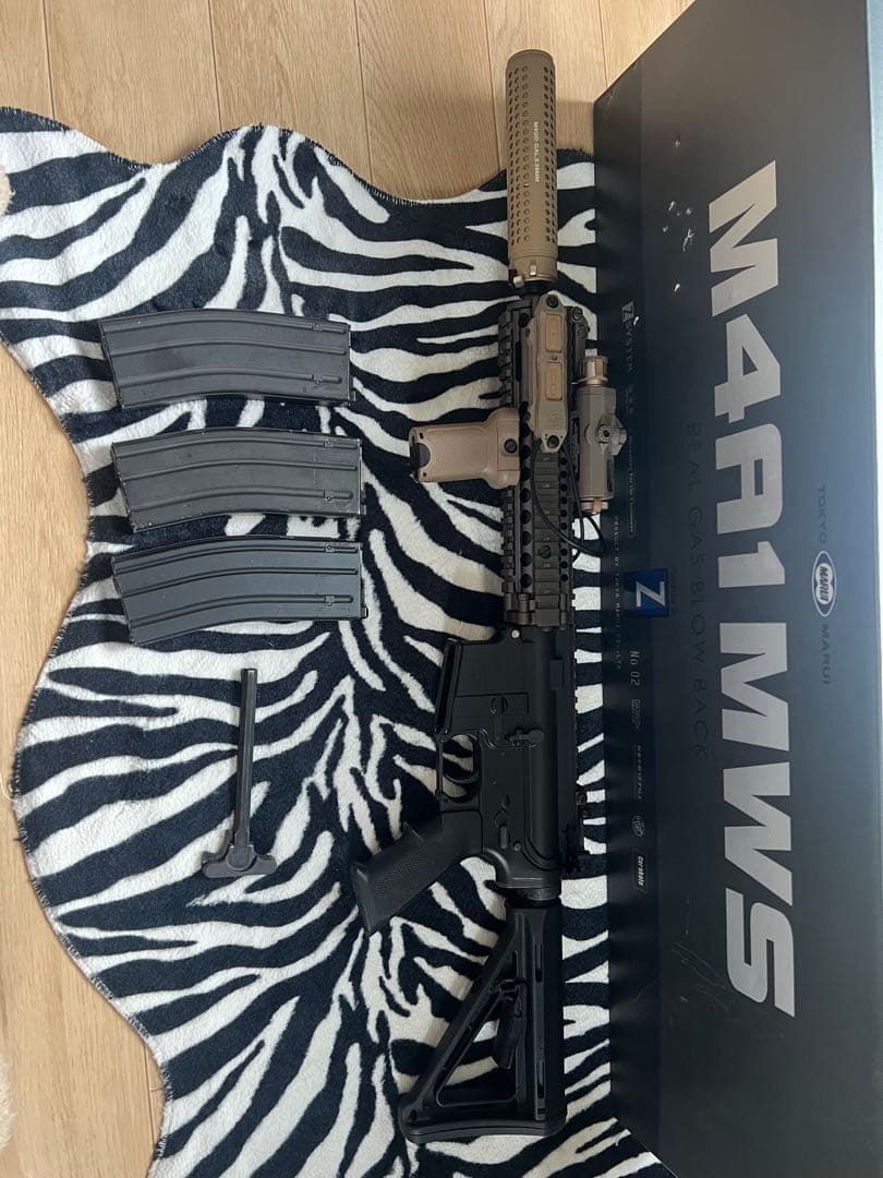 東京マルイ　MWS MK18カスタム　実パーツorマガジン付き