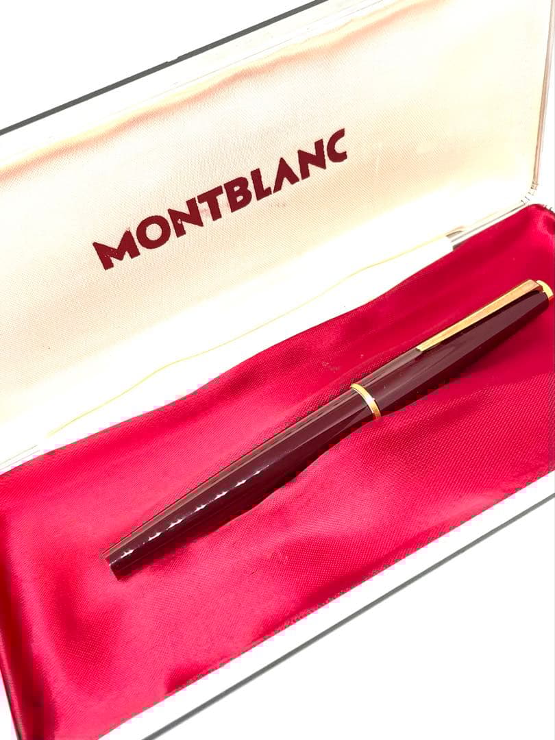モンブラン　万年筆　ボルドー　ペン先刻印無し　箱付