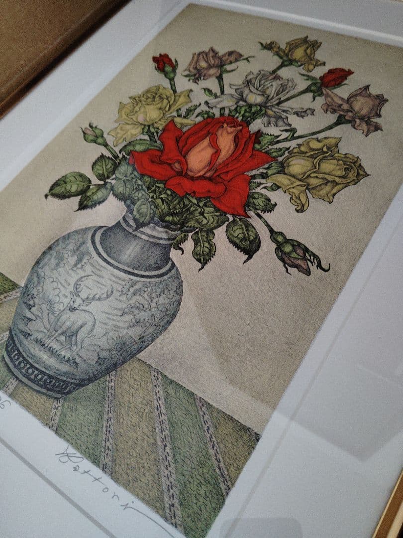 ☆未使用☆　服部和三郎　限定　リトグラフ　エディションNo.　サイン入り