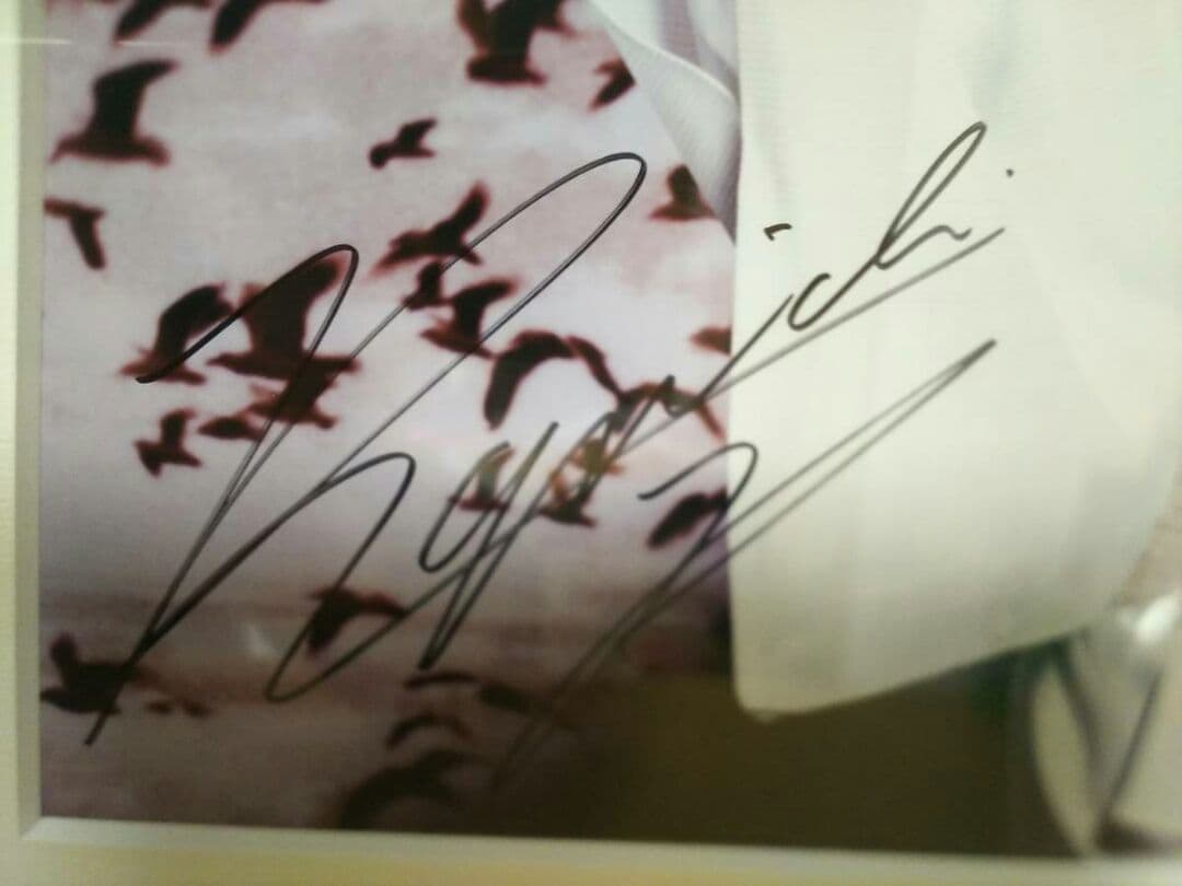 河村隆一ジャパネスク直筆サイン入り写真パネル写真集LUNA SEAルナシー当選品