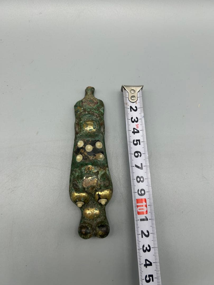 【骨董品】古代中国　青銅製人型彫刻