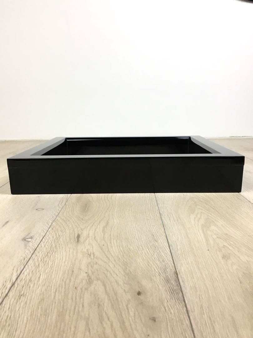 S298輪島塗炉縁 幸悦 共箱 茶道具