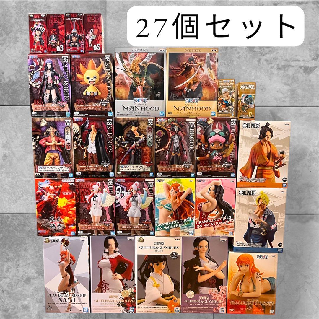 ワンピース　フィギュア　まとめ売り ルフィ ハンコック ウタ シャンクス　ナミ