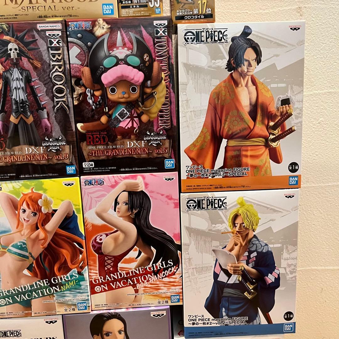 ワンピース　フィギュア　まとめ売り ルフィ ハンコック ウタ シャンクス　ナミ