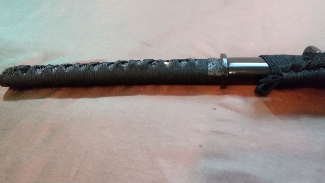 【樋入り尖り互の目刃紋】模造刀 舞踊 模擬刀 拵え 喰出し鍔 刀剣 日本刀 刀