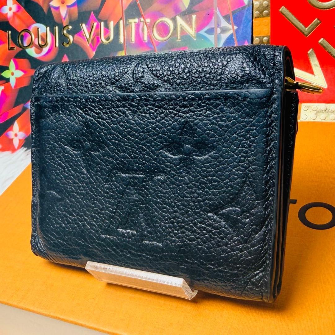 【箱付き美品】ルイヴィトン モノグラム アンプラント ポルトフォイユ ゾエ 黒