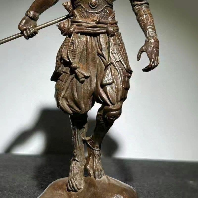 銅像 銅仏 闘勝仏斉天大聖孫悟空仏像 装飾品 工芸品 美術品 置物